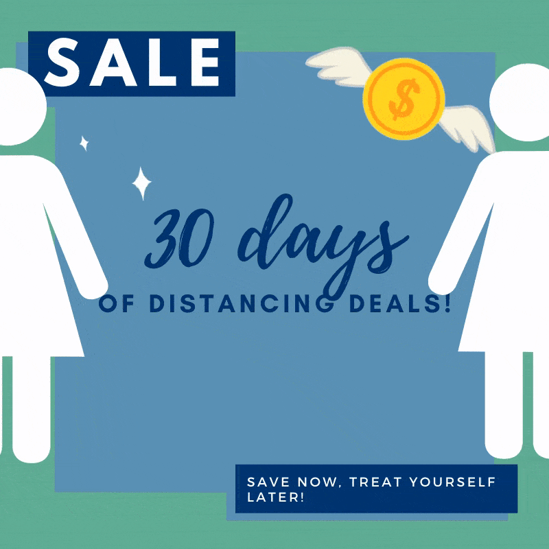 30 days of social distancing sale